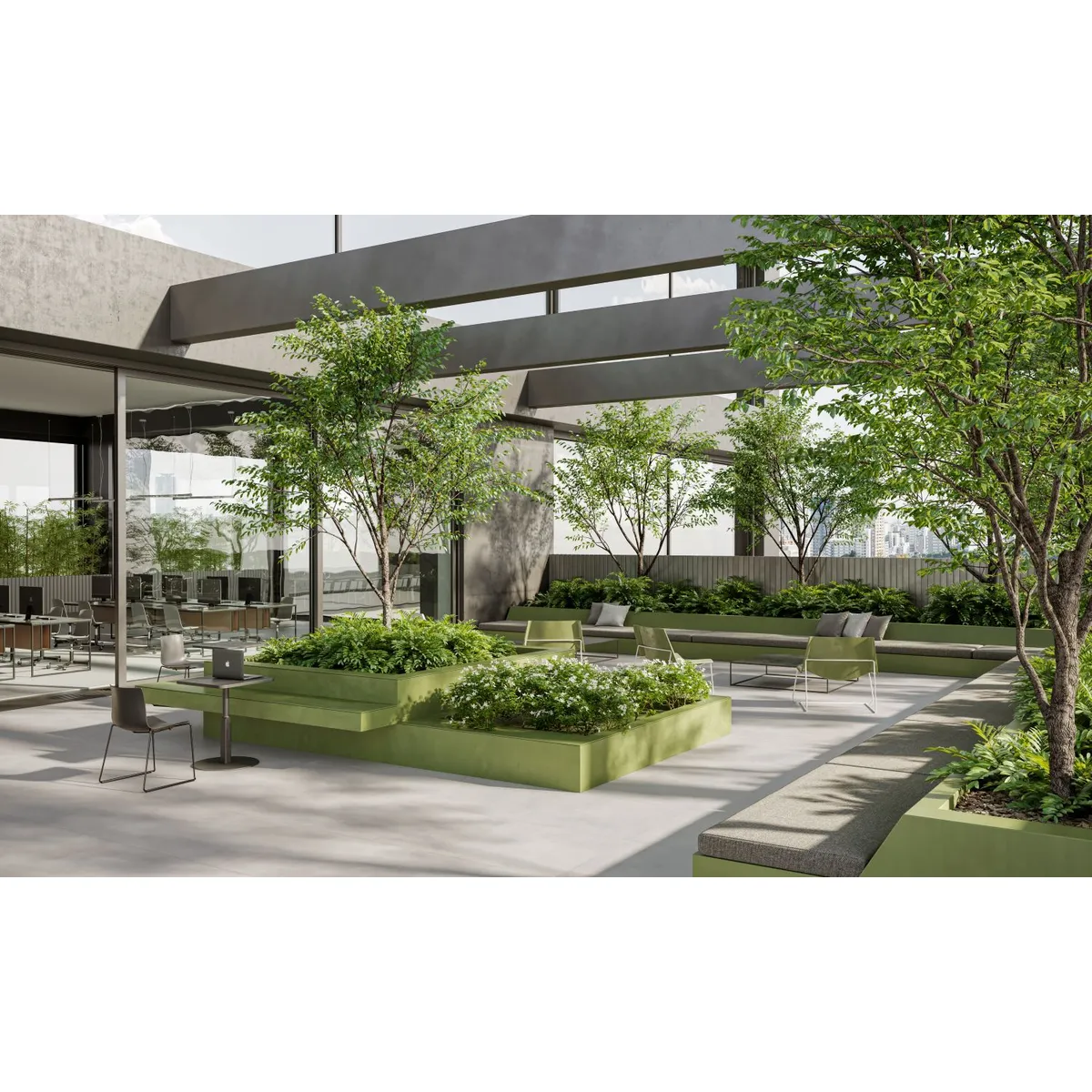 Porcelanato Pro Concrete Abs Retificado 89,5x89,5cm Caixa 2,4m² 7mm Incepa, marca Incepa - Foto Principal