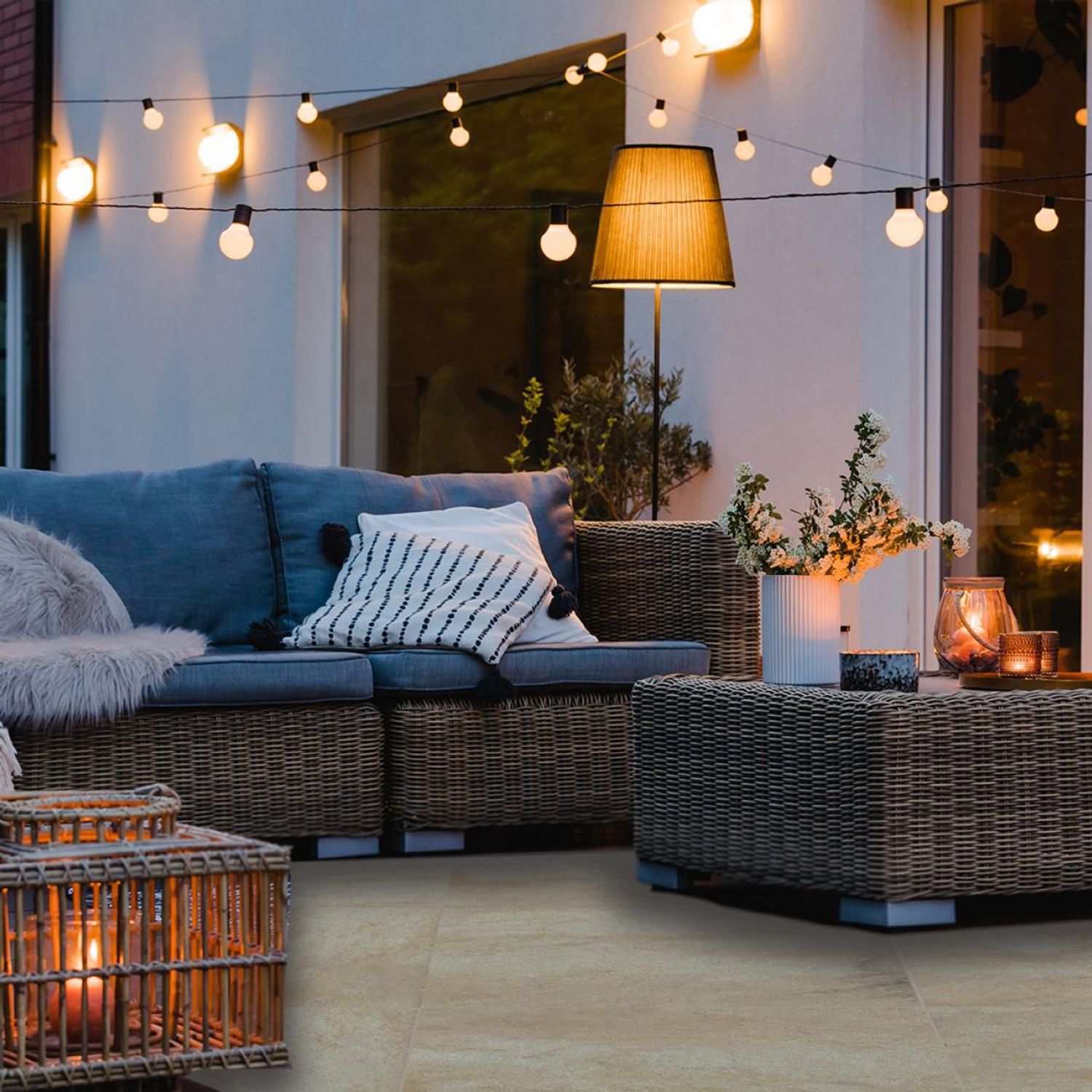Porcelanato Zara Externo 72x72cm Caixa 2,59m² Savane | Sodimac