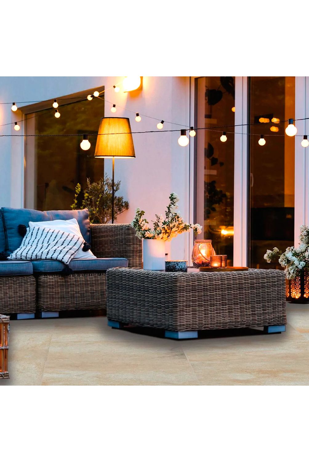 Porcelanato Zara Externo 72x72cm Caixa 2,59m² Savane | Sodimac