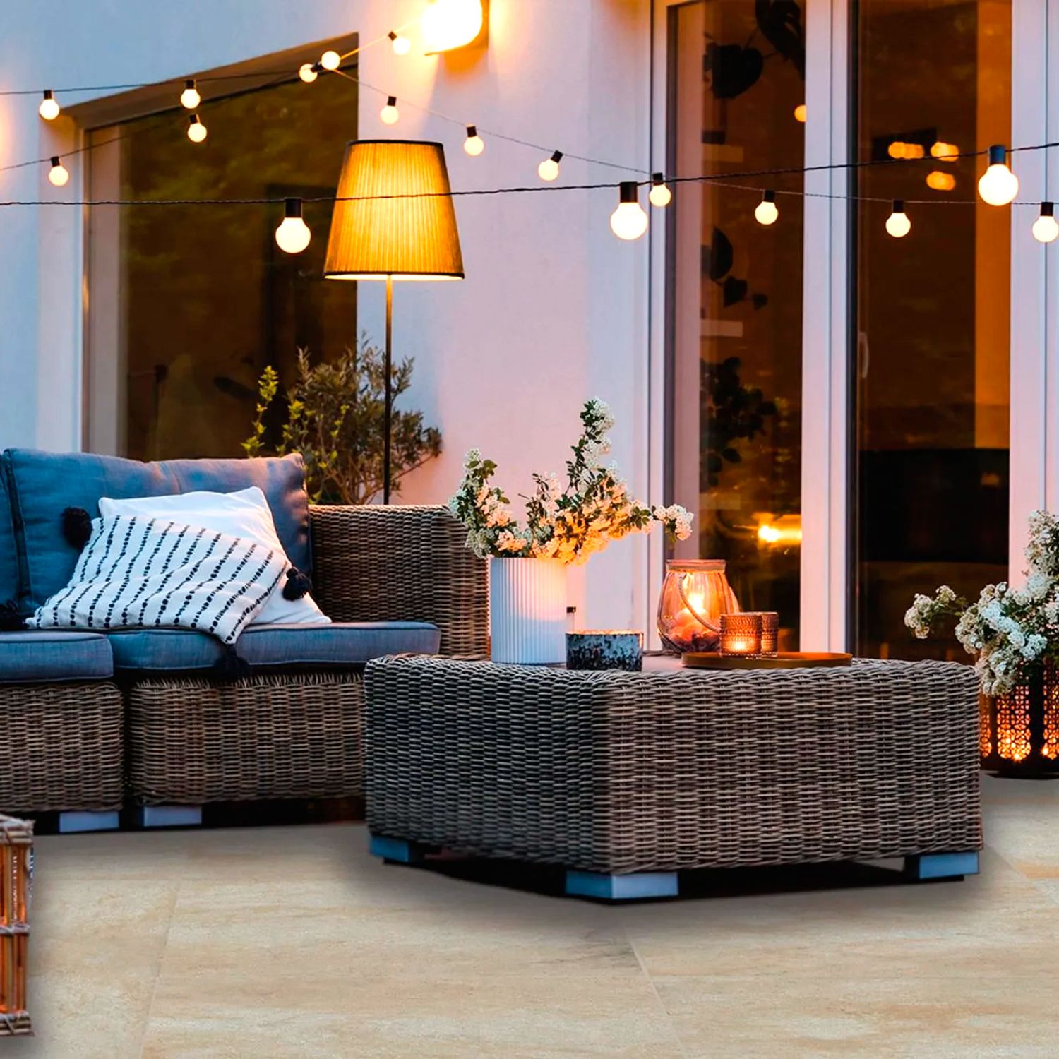 Porcelanato Zara Externo 72x72cm Caixa 2,59m² Savane | Sodimac