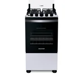 Fogão Brastemp 4 Bocas Branco Com Duas Prateleiras Com Alturas Ajustáveis   - Bfo4Nbb