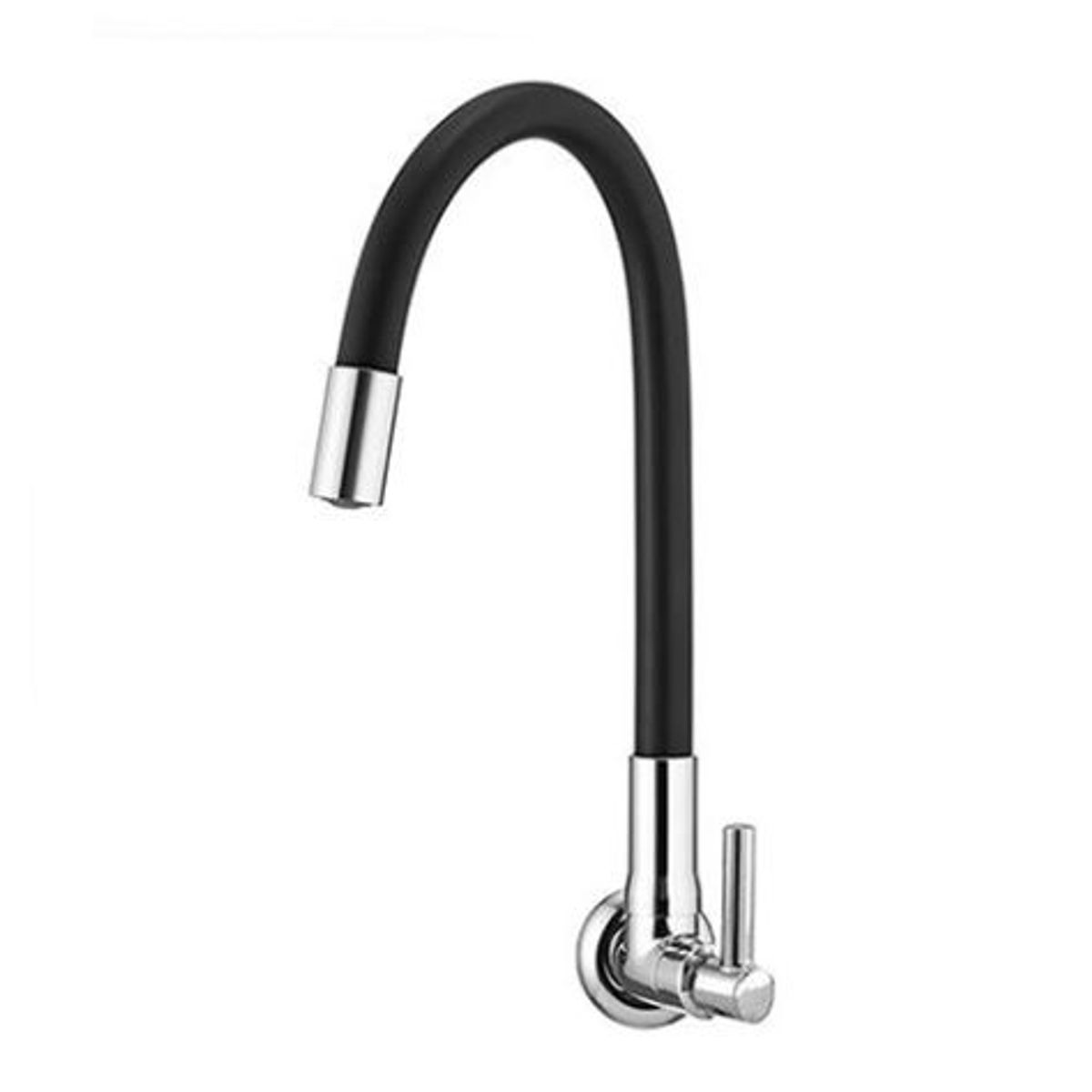 Torneira Cozinha Parede Bica Flexível Preta Karson, marca Karson - Foto 2