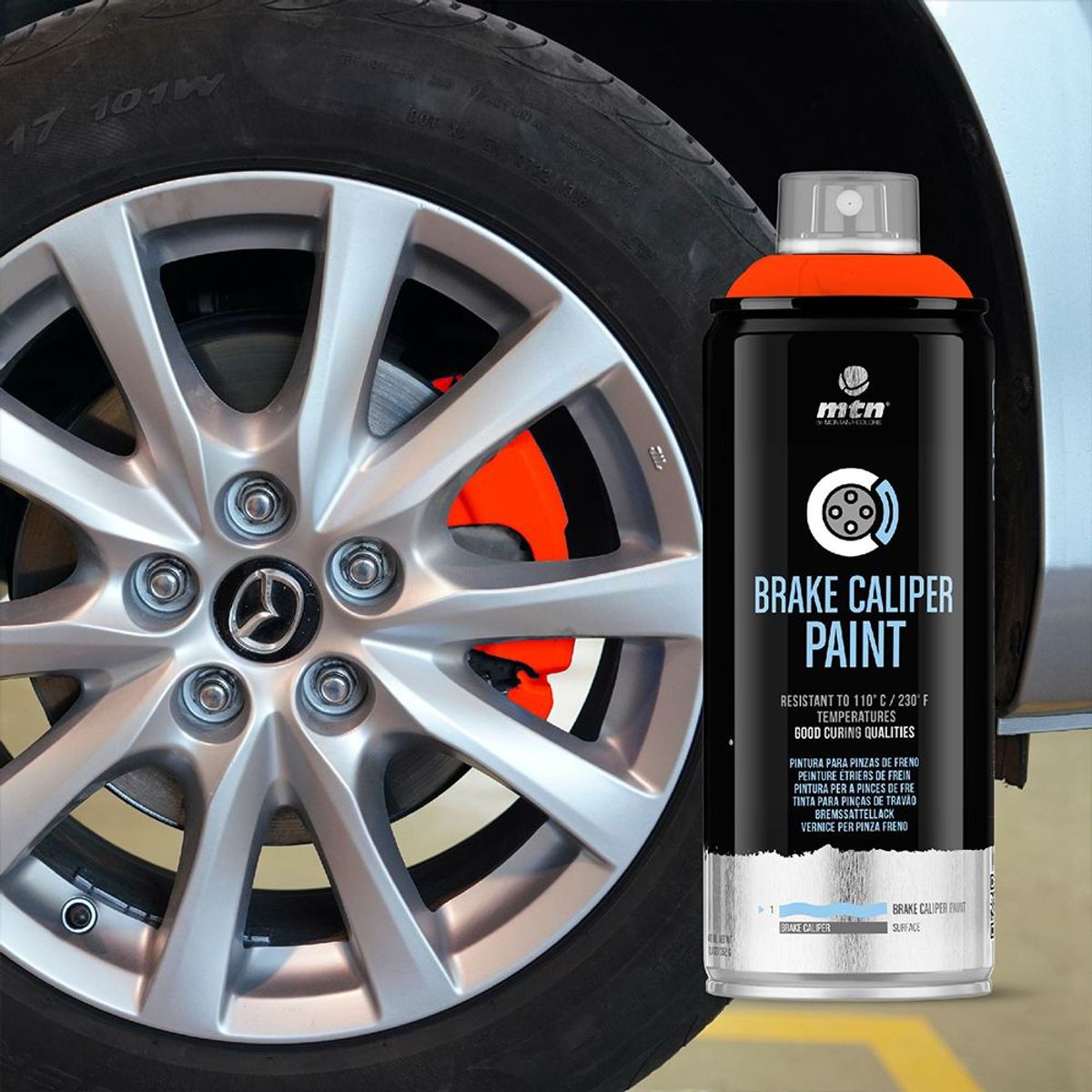 Tinta Spray Mtn Pro Pintura Pinzas de Freno Vermelho 400ml Montana Colors, marca Montana Colors - Foto Principal