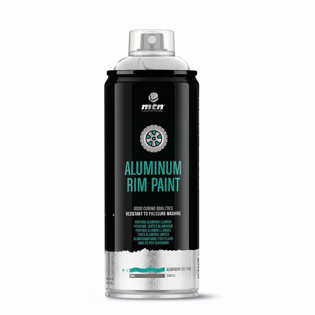 Tinta Spray Mtn Pro Aluminio Llantas 400ml Montana Colors, marca Montana Colors - Foto Principal