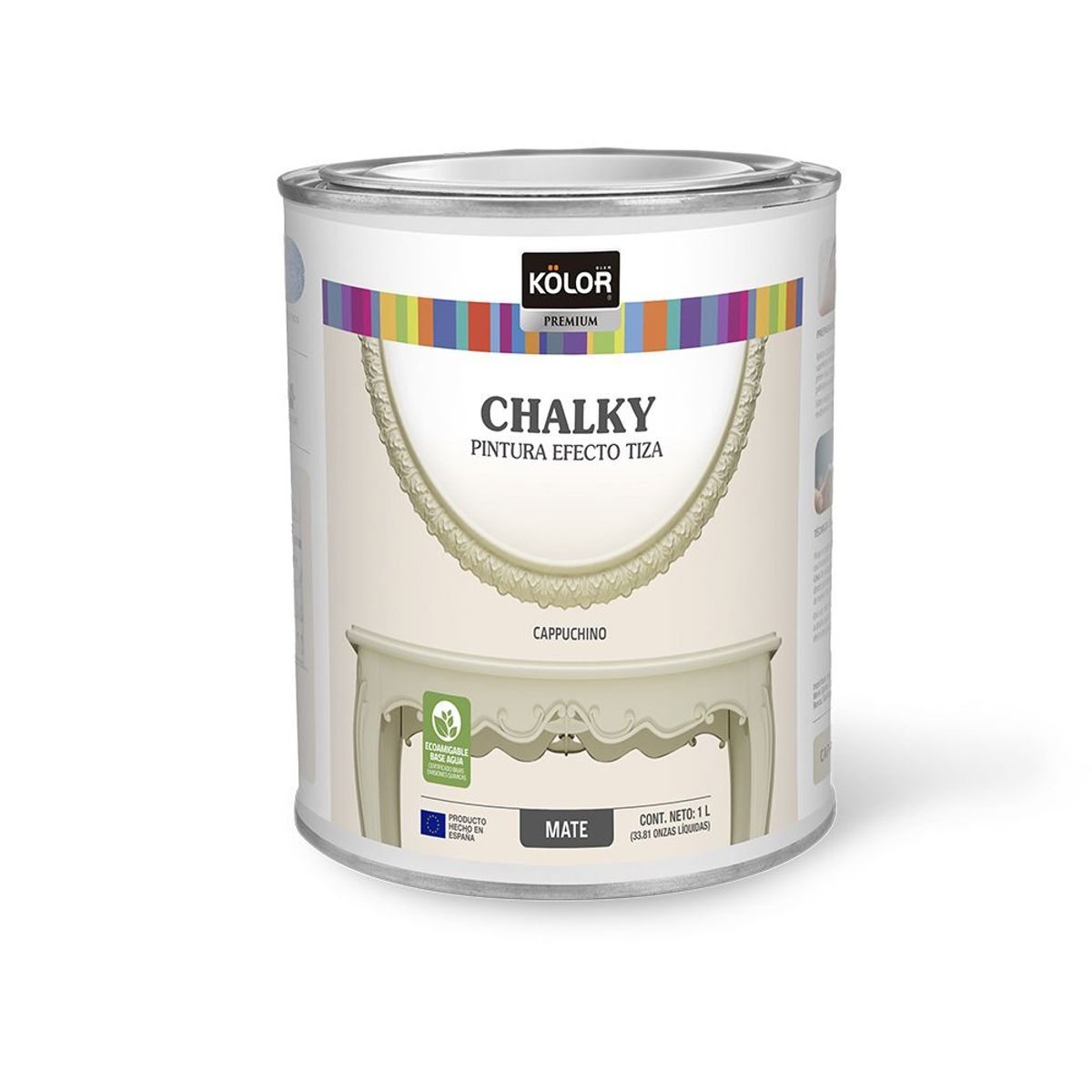 Kolor Chalky Brush Cappuccino Mate 1L Sodimac, marca Sodimac - Foto Principal