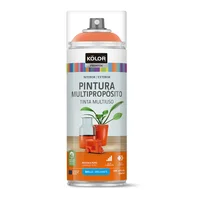 Kolor Pintura Esmalte Laranja Puro Brilhante 400ml Sodimac