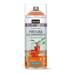 Kolor Pintura Esmalte Laranja Puro Brilhante 400ml Sodimac