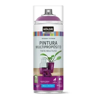 Kolor Pintura Esmalte Purpura Trafico Brilhante 400ml Sodimac