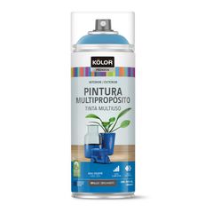 Kolor Pintura Esmalte Azul Celeste Brilhante 400ml Sodimac