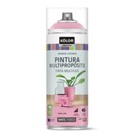 Kolor Pintura Esmalte Rosa Claro Mate 400ml Sodimac