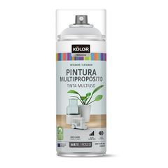 Kolor Pintura Esmalte Cinza Claro Mate 400ml Sodimac