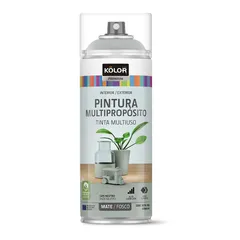 Kolor Pintura Esmalte Cinza Neutro Mate 400ml Sodimac