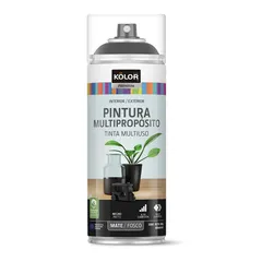 Kolor Pintura Esmalte Preto Mate 400ml Sodimac