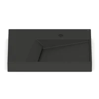 Cuba de Sobrepor 60x42cm Geomet Horizon Ônix Roca