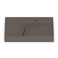 Cuba de Sobrepor 60x42cm Geomet Horizon Café Roca