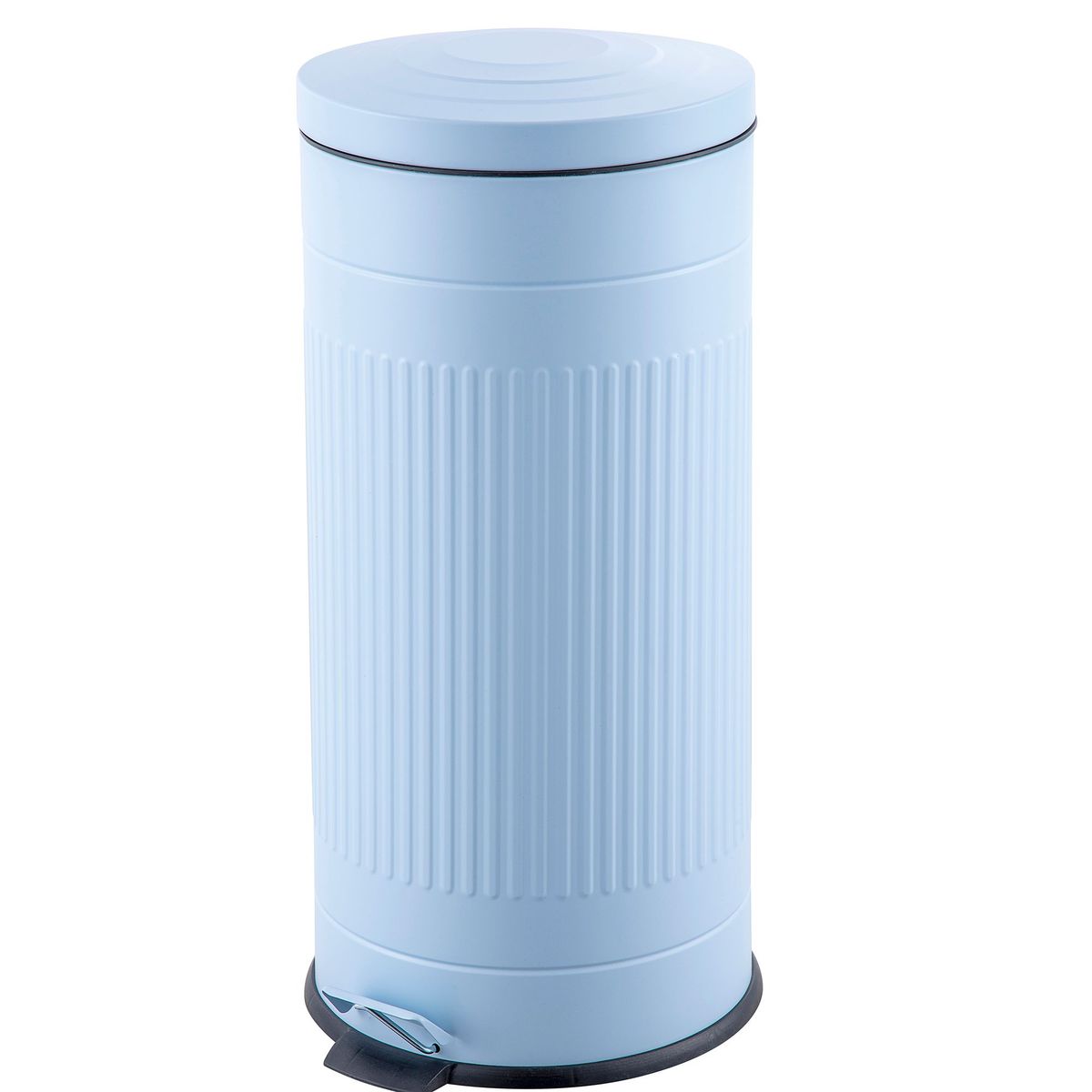 Lixeira Metal 30L Retro Azul, marca Kleine Wolke - Foto 2