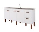 Gabinete para Cozinha Slim 174cm Branco Mgm