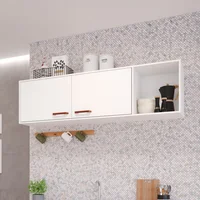 Armário Para Cozinha Aereo Slim 144cm Branco Mgm