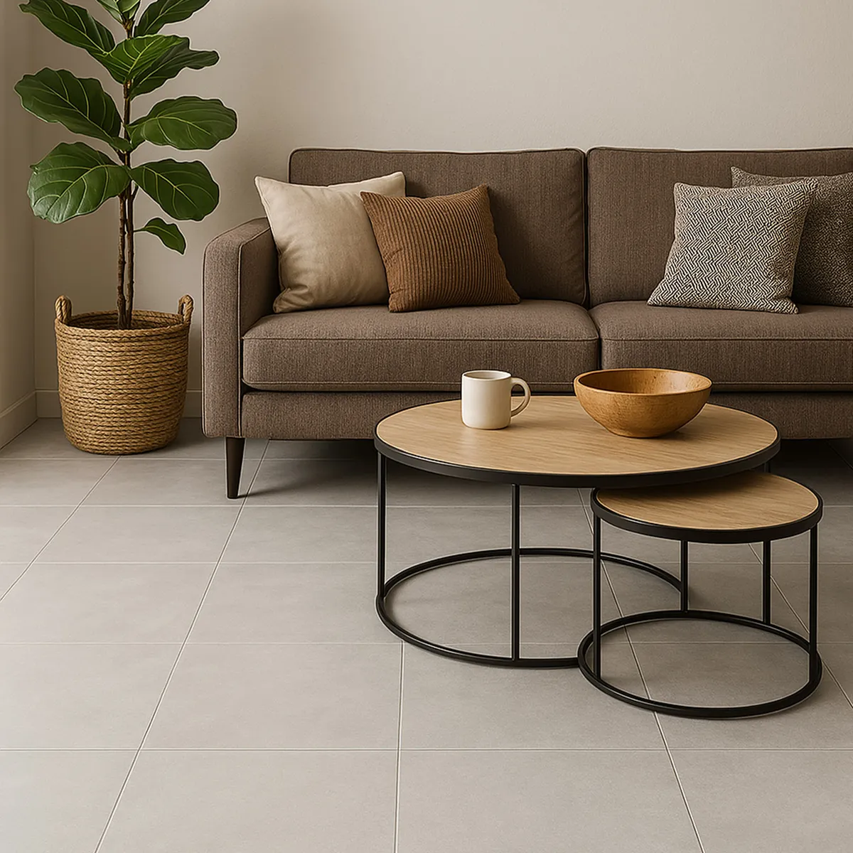 Porcelanato Rústico Dallas Gray 70X70 Cx2.44 Delta Cerâmica, marca Delta Cerâmica - Foto Principal
