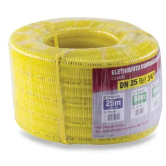 Eletroduto Corrugado Flexivel Am 3/4 Dn 25 - 50M