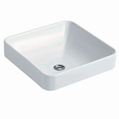 Cuba de Apoio Quadrada Branca 41,3cm Vox Flow Kohler