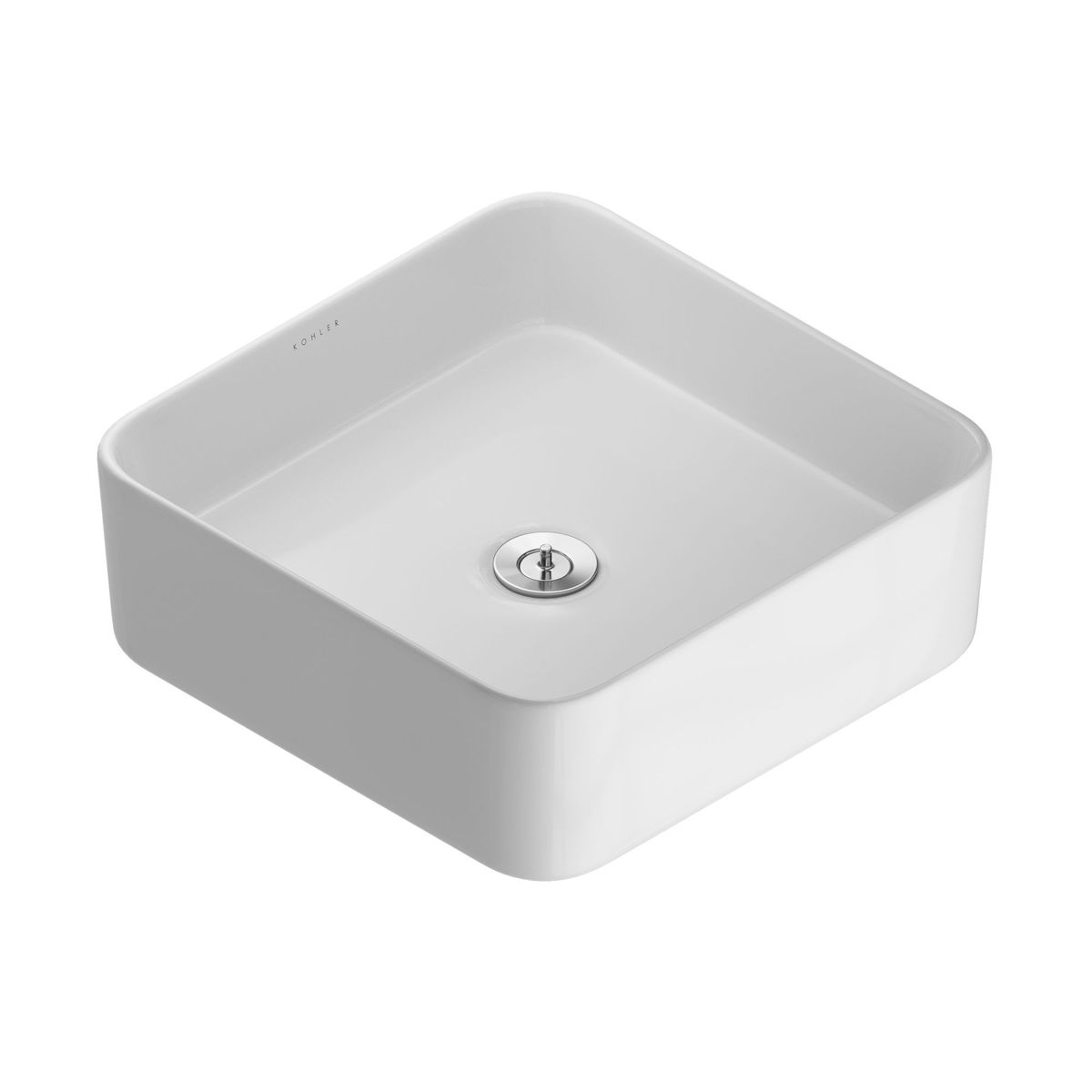 Cuba de Apoio Quadrada Branca 35cm Vox Lite Kohler, marca Kohler - Foto Principal