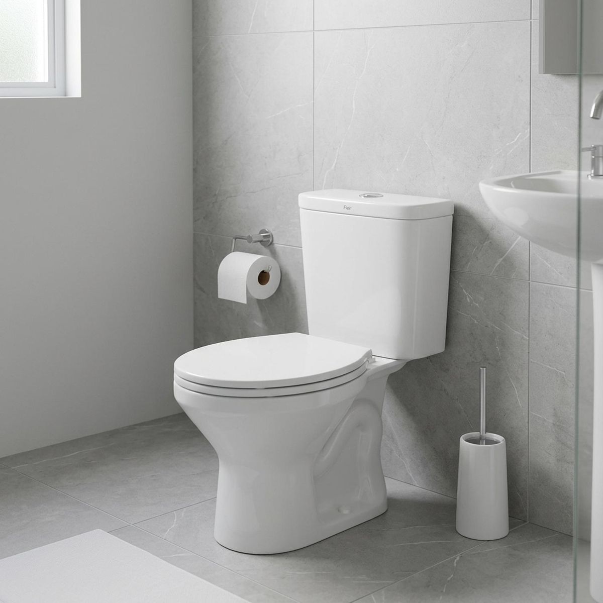 Kit Completo Bacia com Caixa Acoplada Ignis Branco Fiori, marca Fiori - Foto 2