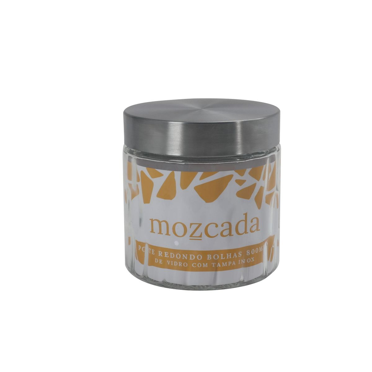 Pote Bolhas 800ml Vidro Com tampa Mozcada Oikos, marca Oikos - Foto 2