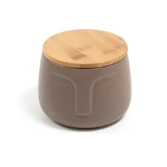 Pote Rosto Dolomita com Tampa de Bambu Oikos