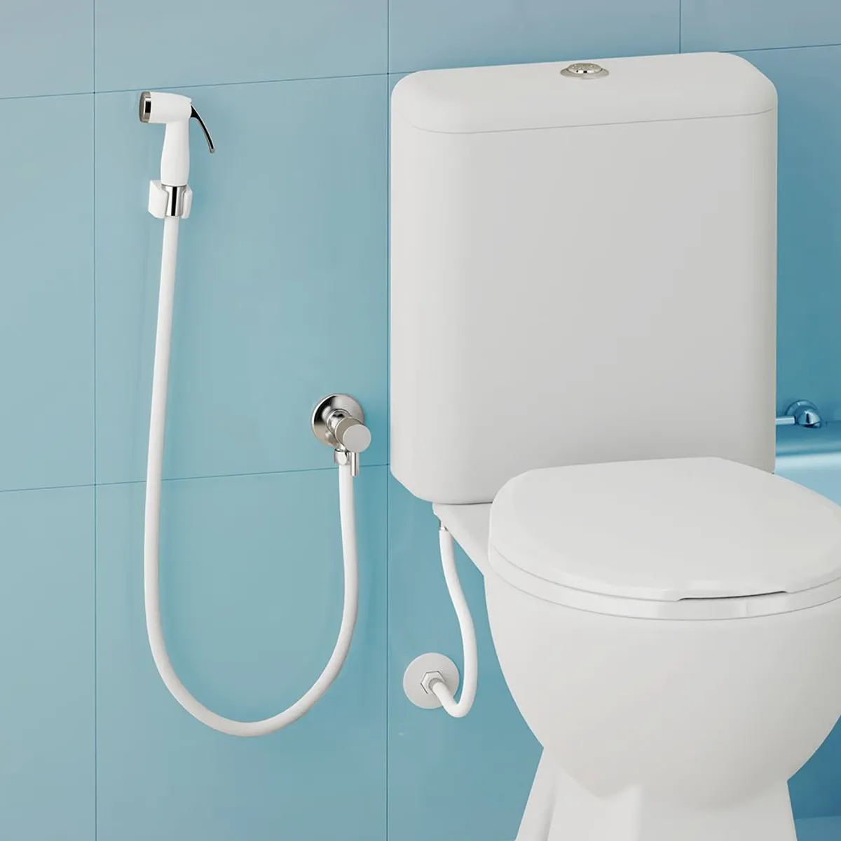 Ducha Higiênica Pop Branca 1,2m, marca Censi - Foto 2