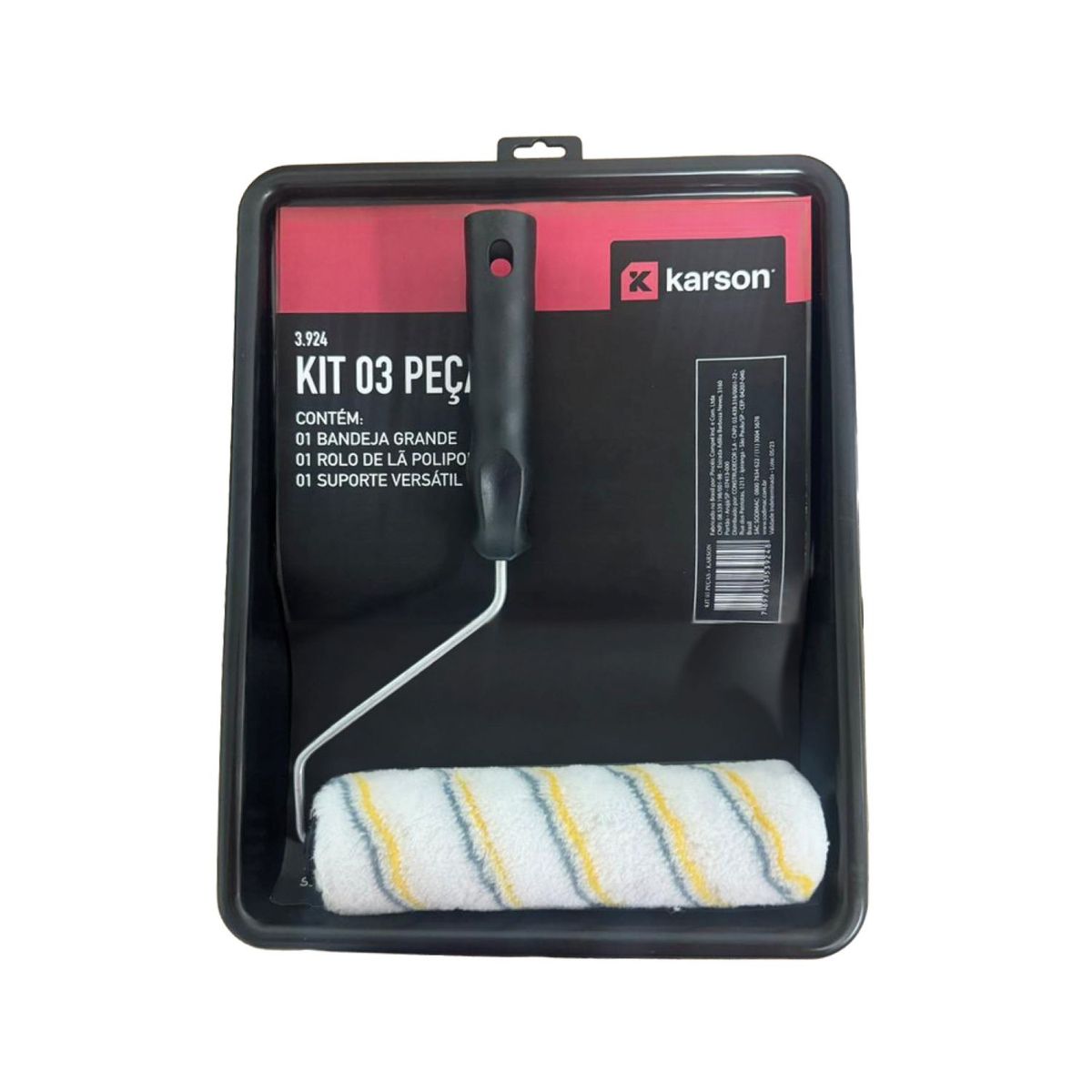 Kit Econômico de Acessórios para pintura com 3 peças Karson, marca Karson - Foto Principal