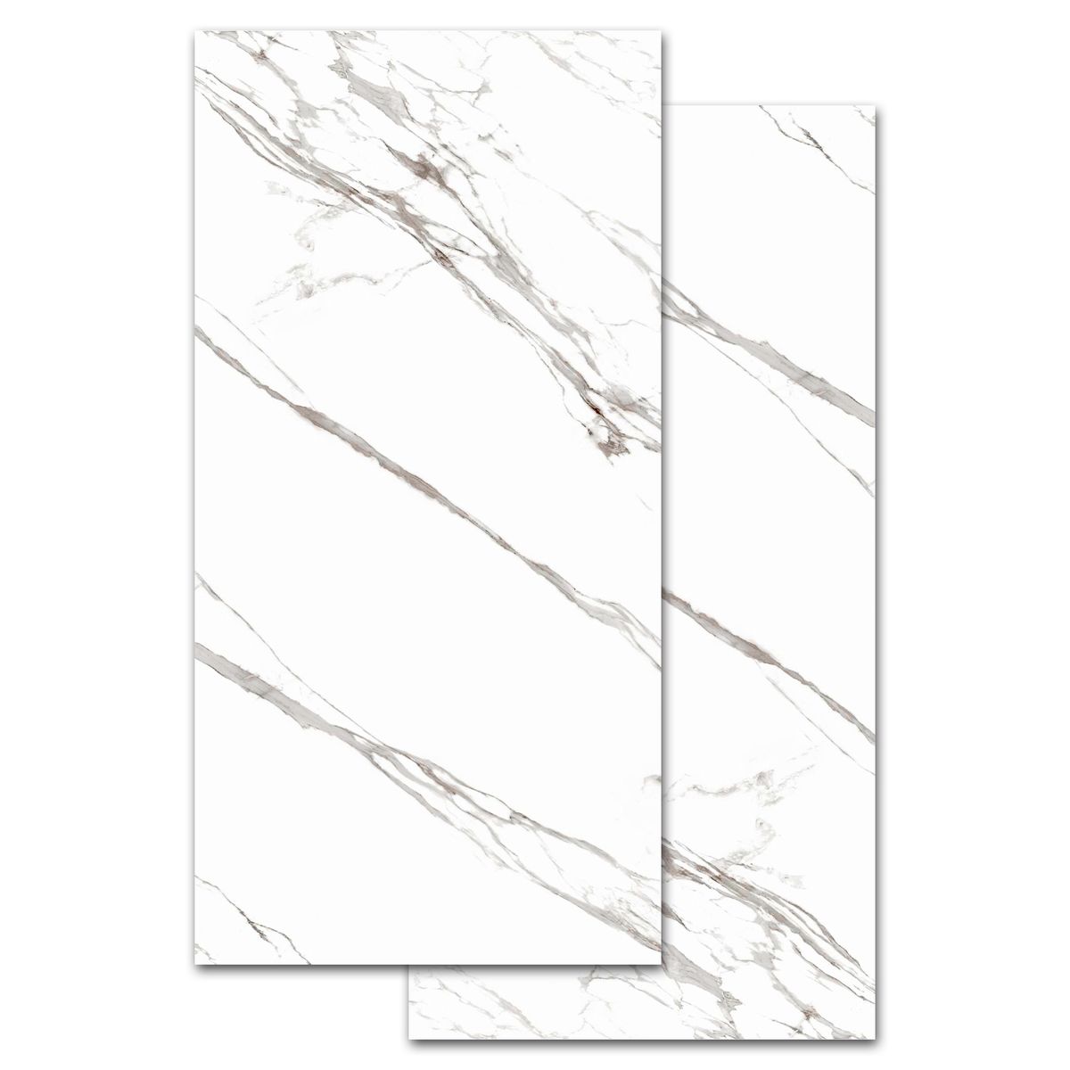 Porcelanato Marmo Branco Pólido 120X240, marca Eliane - Foto 2