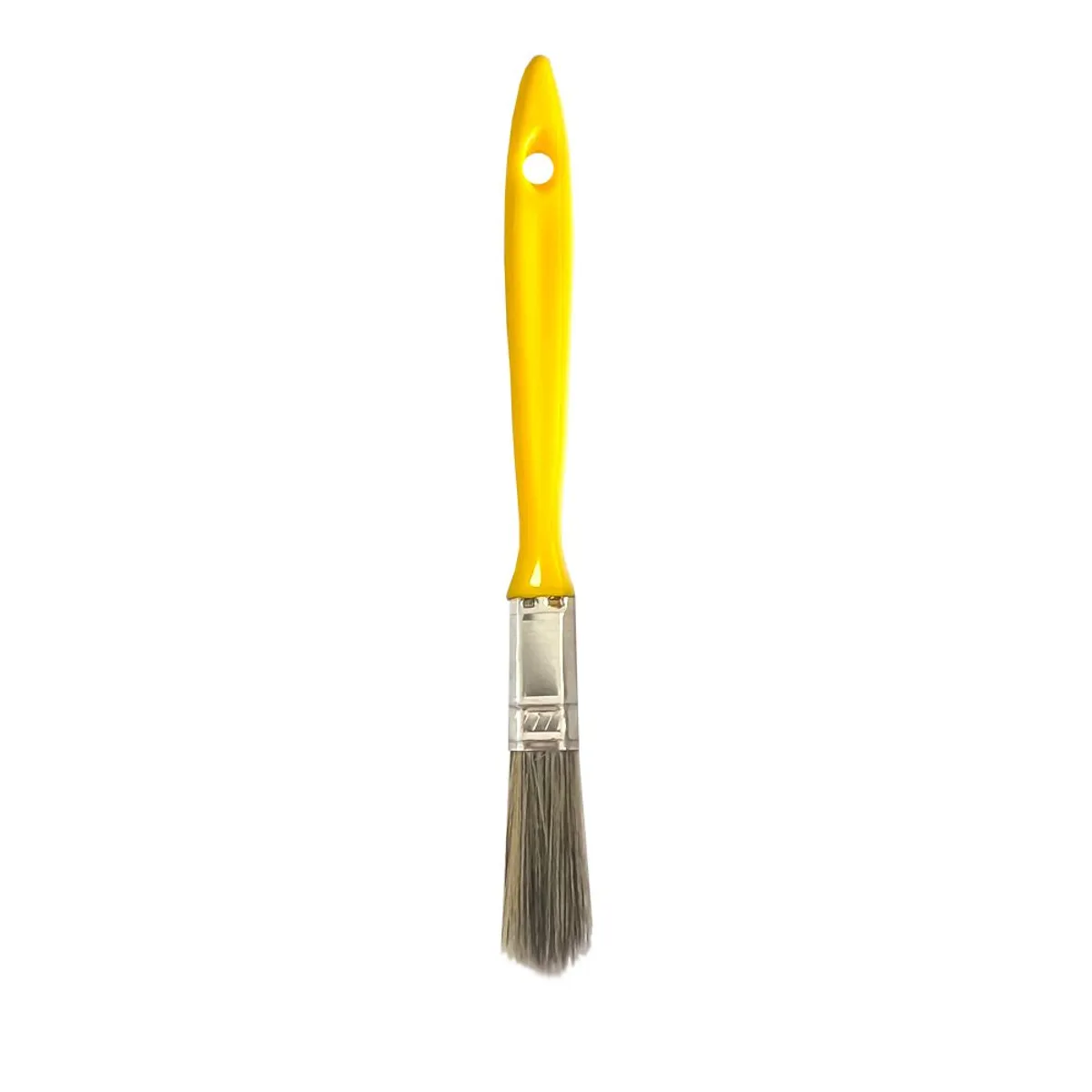 Trincha 1 2 Cerda Gris Cabo Amarelo Referencia 301 Pincéis Compel, marca Pincéis Compel - Foto Principal
