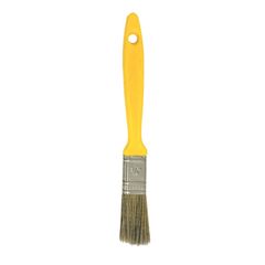 Trincha 3/4  Cerda Gris Cabo Amarelo Referencia 302 Pincéis Compel