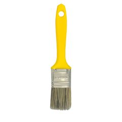 Trincha 1 1/2 Cerda Gris Cabo Amarelo Referencia 304 Pincéis Compel