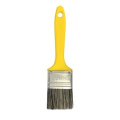 Trincha 2 Cerda Gris Cabo Amarelo Referencia 305 Pincéis Compel