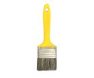 Trincha 2 1/2 Cerda Gris Cabo Amarelo Referencia 306 Pincéis Compel