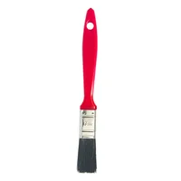 Trincha 3/4  Cerda Preta Cabo Vermelho Referencia 402 Pincéis Compel