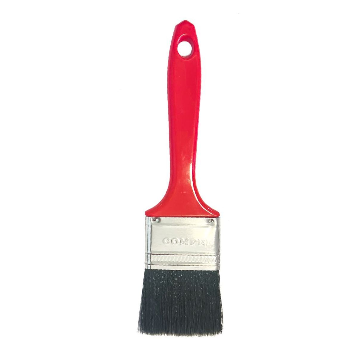 Trincha 2  Cerda Preta Cabo Vermelho Referencia 405 Pincéis Compel, marca Pincéis Compel - Foto Principal