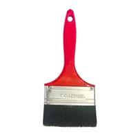 Trincha 4 Cerda Preta Cabo Vermelho Referencia 407 Pincéis Compel
