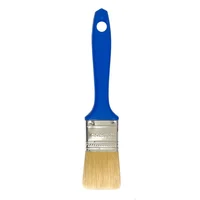 Trincha 1 1/2  Sintetica Branca Cabo Azul Referencia 604 Pincéis Compel