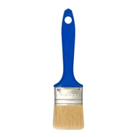 Trincha 2  Sintetica Branca Cabo Azul Referencia 605 Pincéis Compel