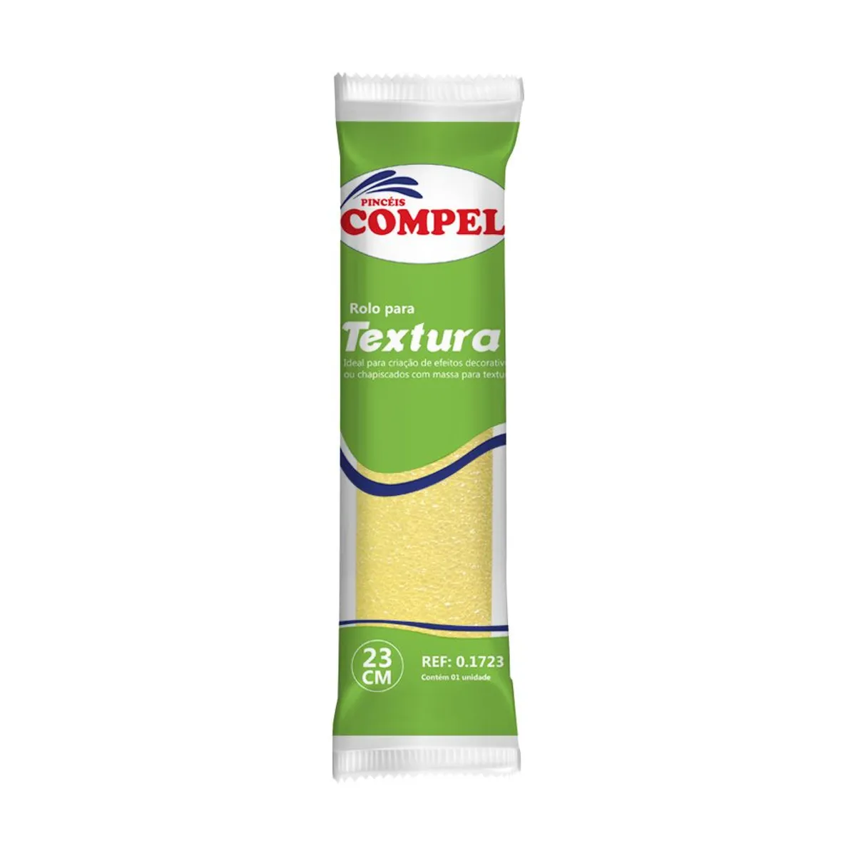 Rolo de 23cm para Textura Fina Pinceis Compel, marca Pinceis Compel - Foto Principal