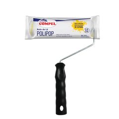 Rolo de Lã Polipop 15cm com cabo Pinceis Compel