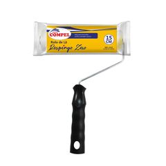 Rolo de Lã 15cm Respingo Zero com Cabo Pinceis Compel