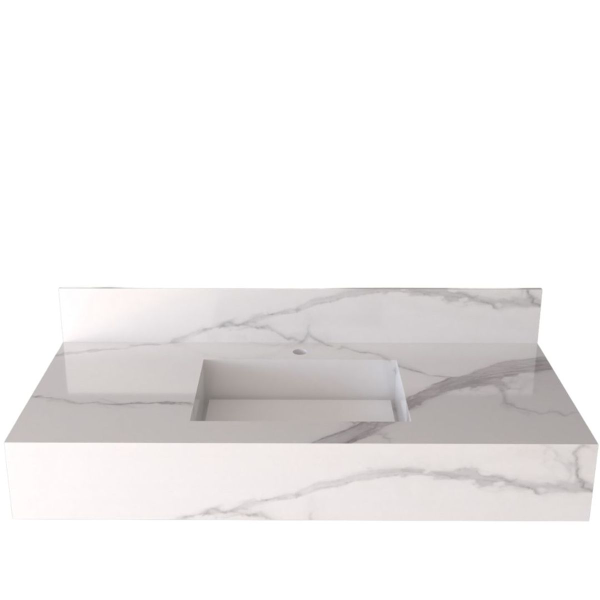 Bancada Blass Esculpida 100 Marmorizado, marca Bongut - Foto Principal