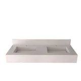 Bancada Blass Esculpida 120 Cinza