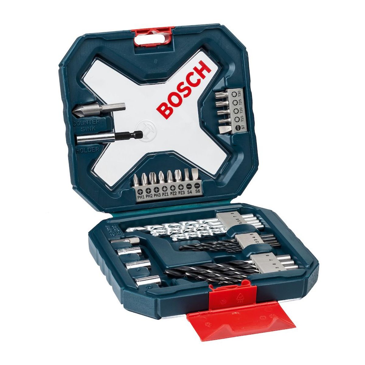 Furadeira Imp Gsb 450 Re X Line, Azul, 220v, marca Bosch - Foto 2