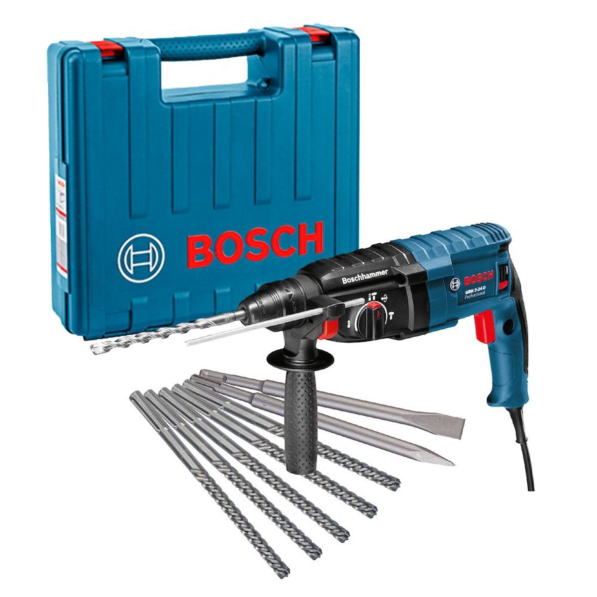Martelete Gbh 2 24 d Mal 7ac, Azul, 127v, marca Bosch - Foto Principal