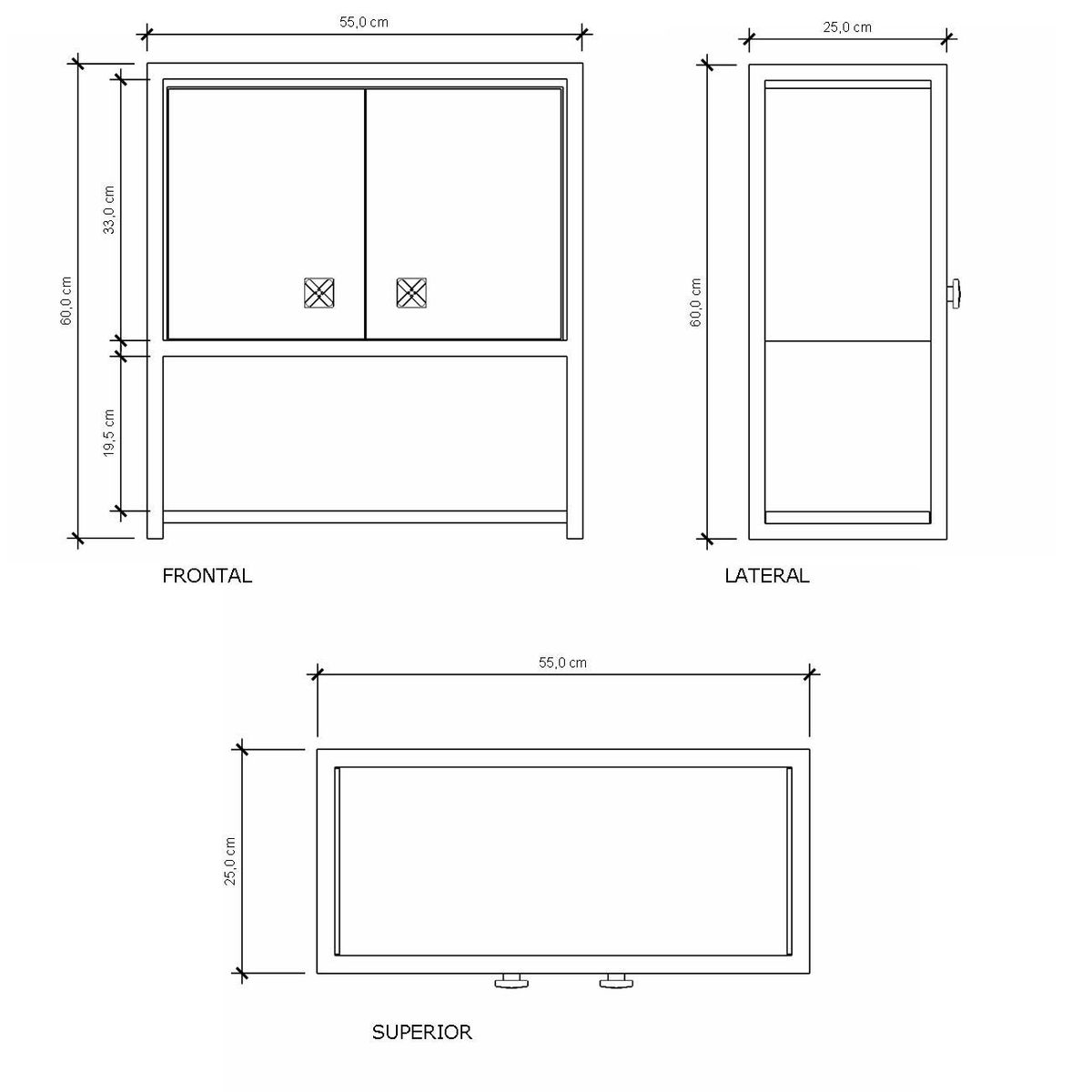 Aéreo Para Lavanderia Com Cantoneiras de Ferro e Armário Em MDF 15mm Venturi, marca Venturi - Foto Principal